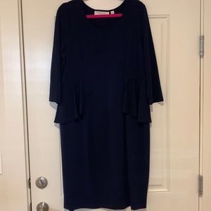 Simonton Says by George Simonton Navy Dress